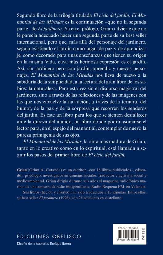 LIBRO EL MANANTIAL DE LAS MIRADAS. EL CICLO DEL JARDÍN - CUTANDA MORANT - 2