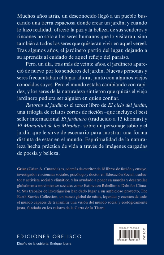 LIBRO LIBRP RETORNO AL JARDÍN. EL CICLO DEL JARDÍN - CUTANDA MORANT - 2