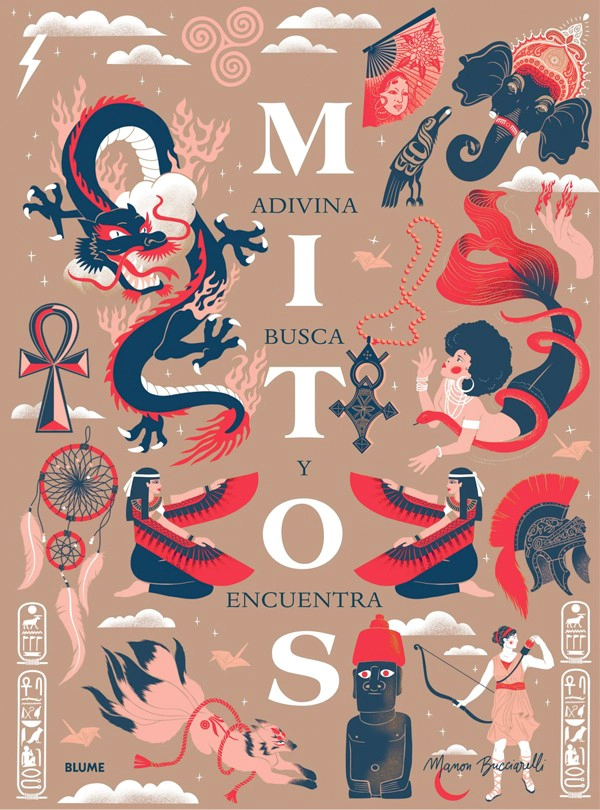 LIBRO MITOS. ADIVINA, BUSCA Y ENCUENTRA - MANON BUCCIARELLI - 1