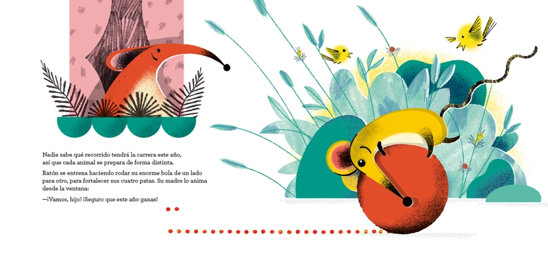 LIBRO LA GRAN CARRERA DE LOS ANIMALES - JOSÉ CARLOS ROMÁN - 3