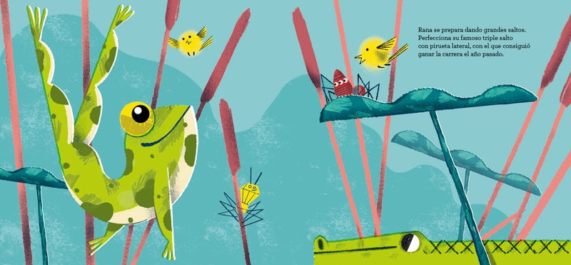 LIBRO LA GRAN CARRERA DE LOS ANIMALES - JOSÉ CARLOS ROMÁN - 4