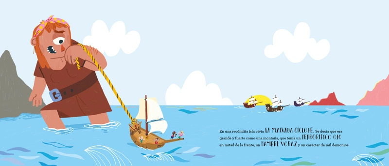 LIBRO DANIELA PIRATA Y LA MALVADA CÍCLOPE - SUSANA ISERN - 2