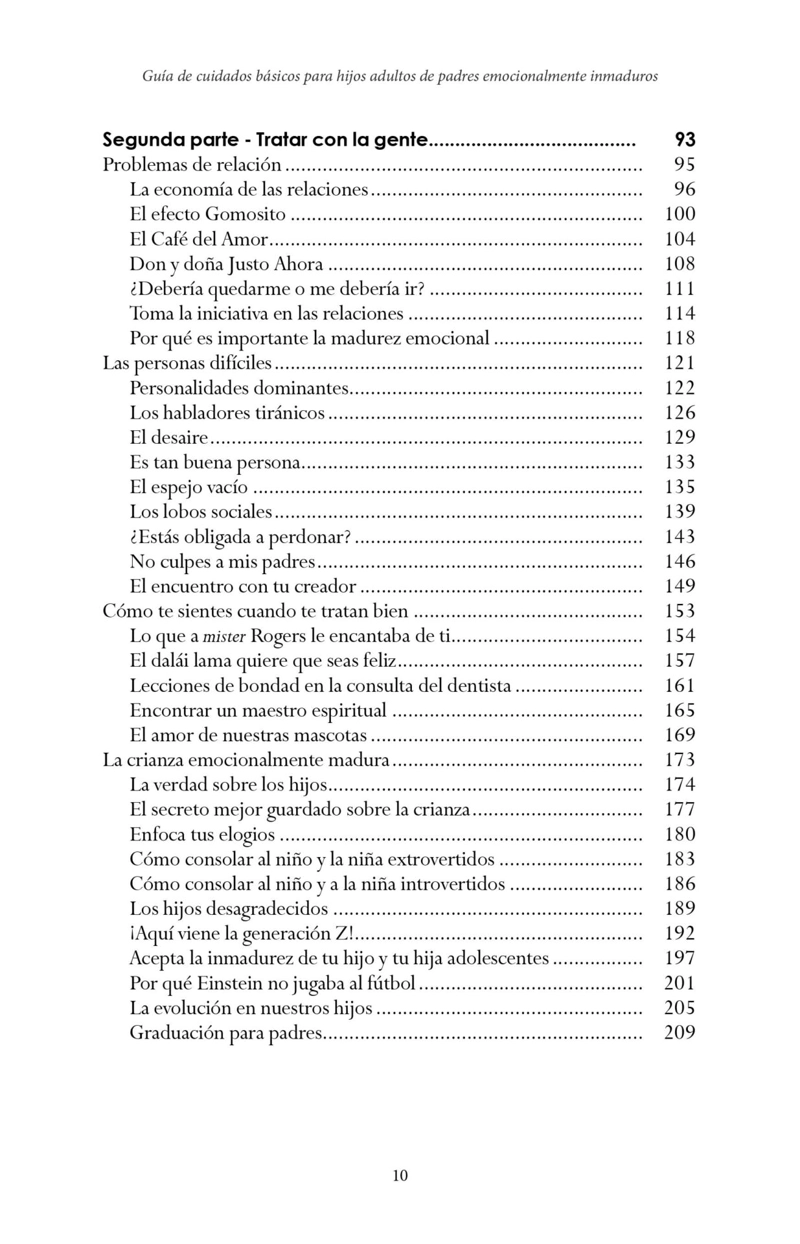 LIBRO GUÍA DE CUIDADOS BÁSICOS PARA HIJOS ADULTOS DE PADRES EMOCIONALMENTE INMADUROS LINDSAY GIBSON - 4
