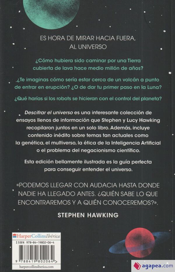 LIBRO DESCIFRAR EL UNIVERSO - STEPHEN HAWKING - 2