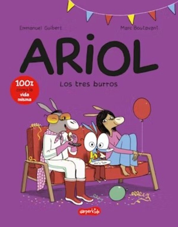 LIBRO ARIOL 8. LOS TRES BURROS - EMMANUEL GUIBERT - 1