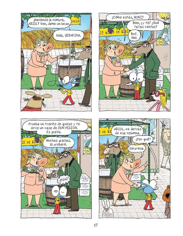 LIBRO ARIOL 8. LOS TRES BURROS - EMMANUEL GUIBERT - 4
