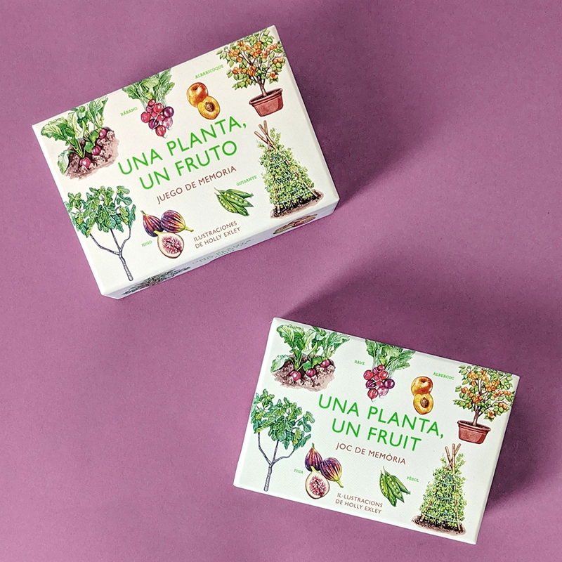 LIBRO UNA PLANTA, UN FRUTO. JUEGO DE MEMORIA - HOLLY EXLEY - 3