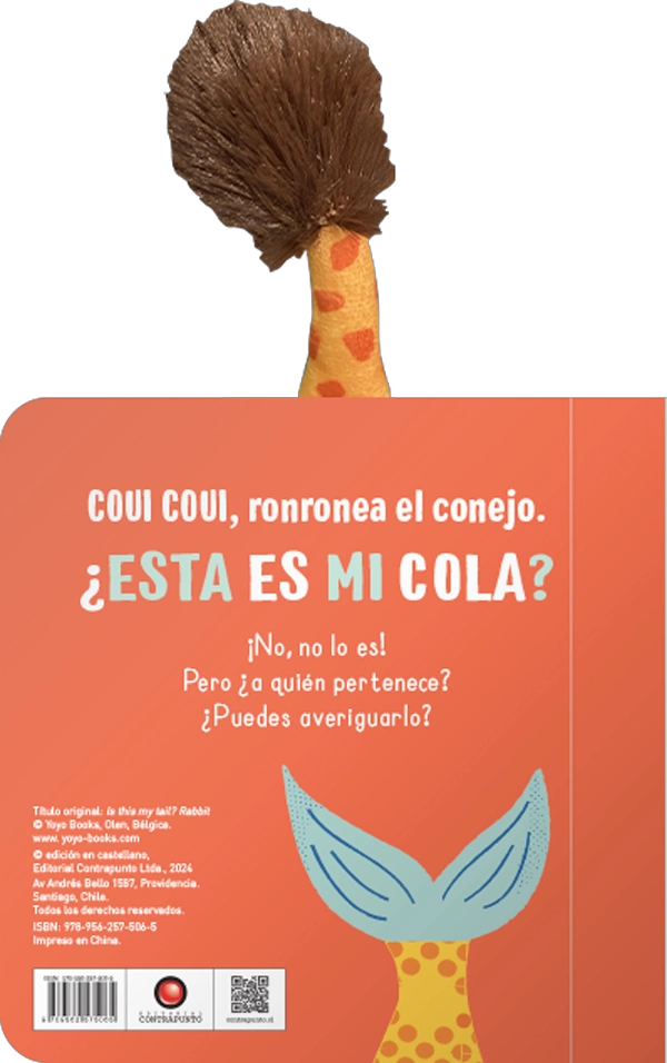 LIBRO ¿ESTA ES MI COLA? CONEJO - YOYO BOOKS - 2