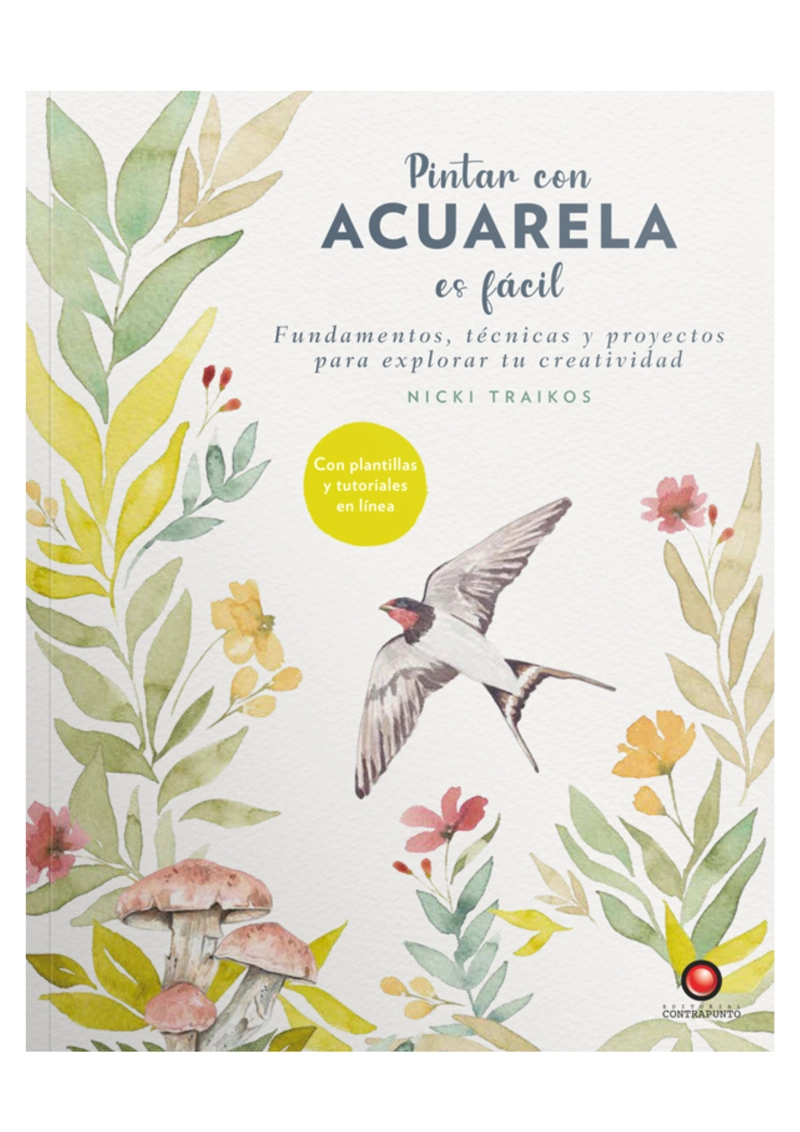 LIBRO PINTAR CON ACUARELA ES FÁCIL - NICKI TRAIKOS - 1