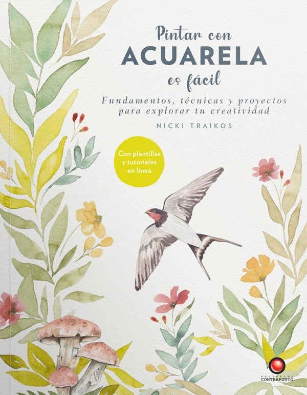 LIBRO PINTAR CON ACUARELA ES FÁCIL - NICKI TRAIKOS - 8