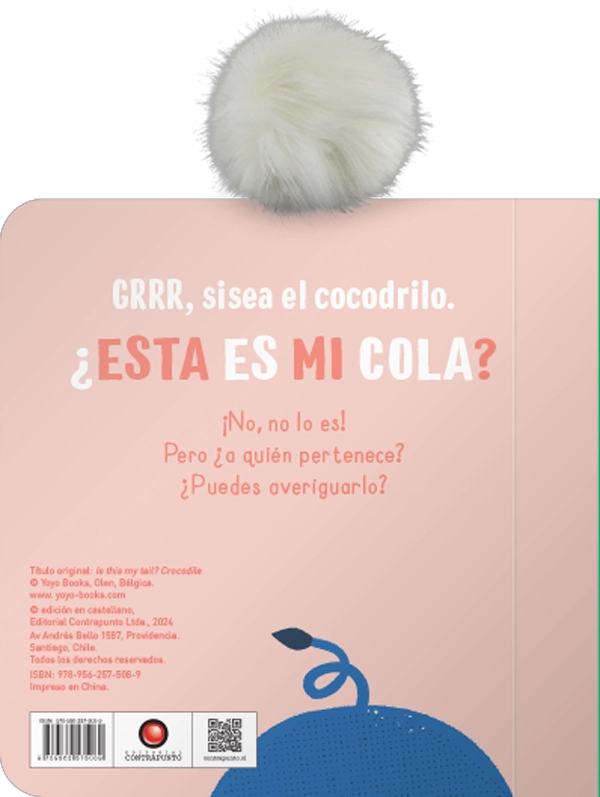 LIBRO ¿ESTA ES MI COLA? COCODRILO - YOYO BOOKS - 2