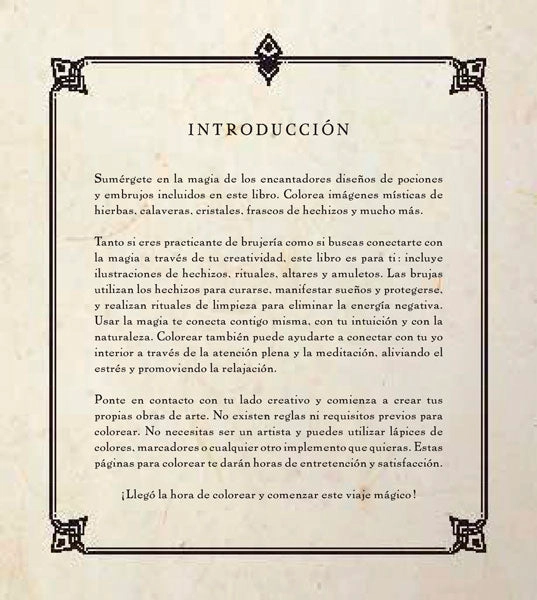 LIBRO BRUJERÍA PARA COLOREAR - QUARTO PUBLISHING - 9