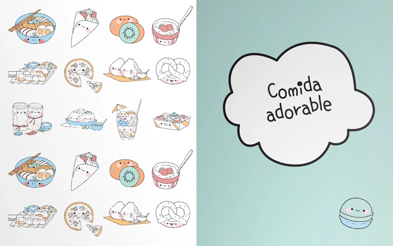 LIBRO MINI DIBUJOS KAWAII. COSAS DEL MUNDO - ZAINAB KHAN - 2
