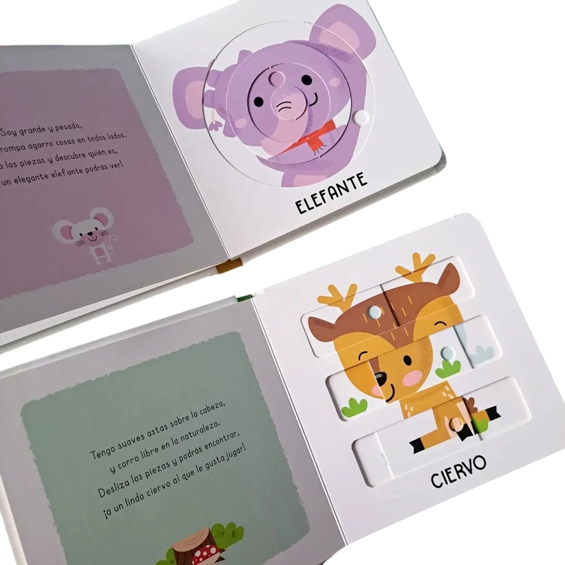 LIBRO ANIMALES DEL BOSQUE. MI PRIMER PUZLE DESLIZABLE - YOYO BOOKS - 3