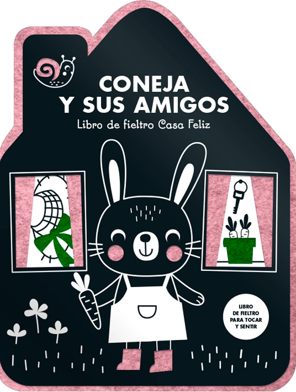 CONEJA Y SUS AMIGOS. LIBRO DE FIELTRO CASA FELIZ - TANJA LOUWERS - 1