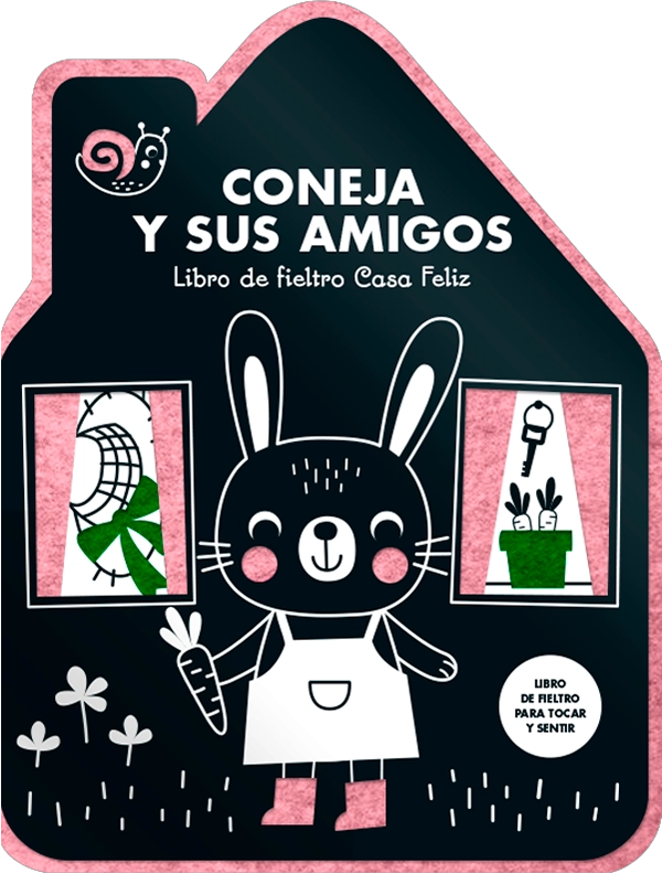 CONEJA Y SUS AMIGOS. LIBRO DE FIELTRO CASA FELIZ - TANJA LOUWERS - 6