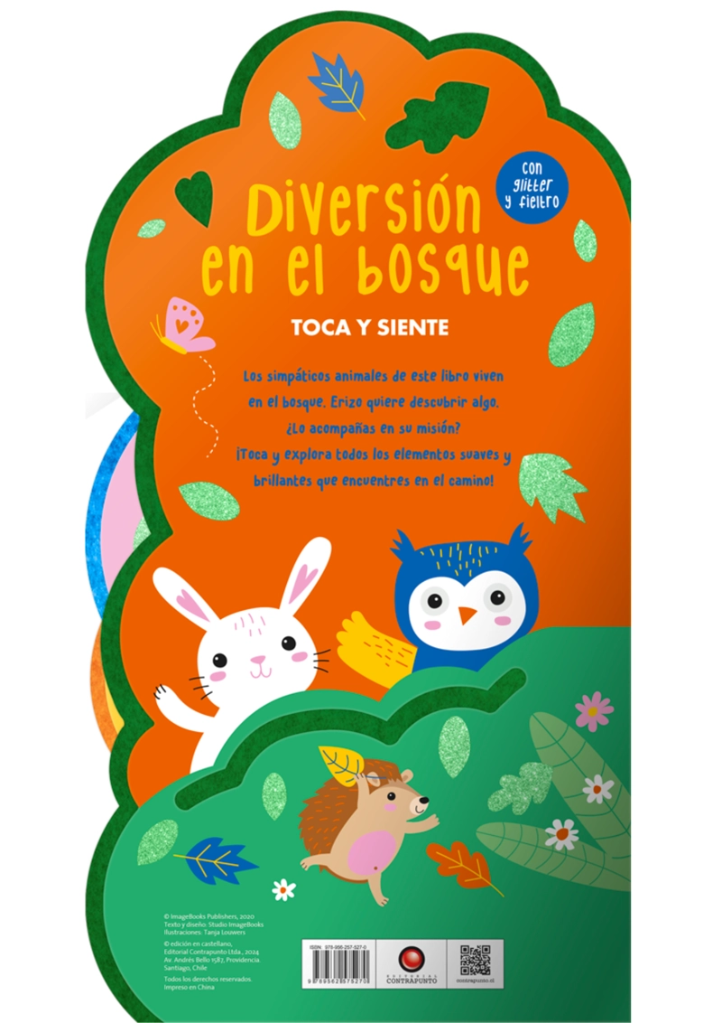 LIBRO DIVERSIÓN EN EL BOSQUE. TOCA Y SIENTE - TANJA LOUWERS - 3