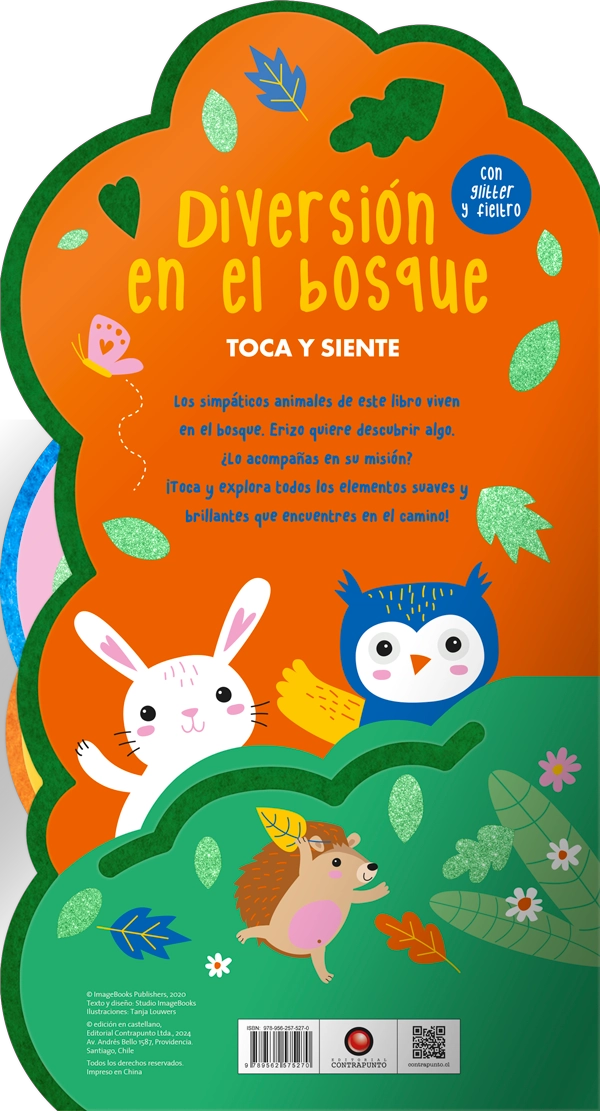 LIBRO DIVERSIÓN EN EL BOSQUE. TOCA Y SIENTE - TANJA LOUWERS - 6