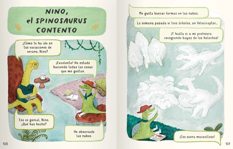 LIBRO PEQUEÑOS DINOSAURIOS CON GRANDES SENTIMIENTOS - SWAPNA HADDOW - 6