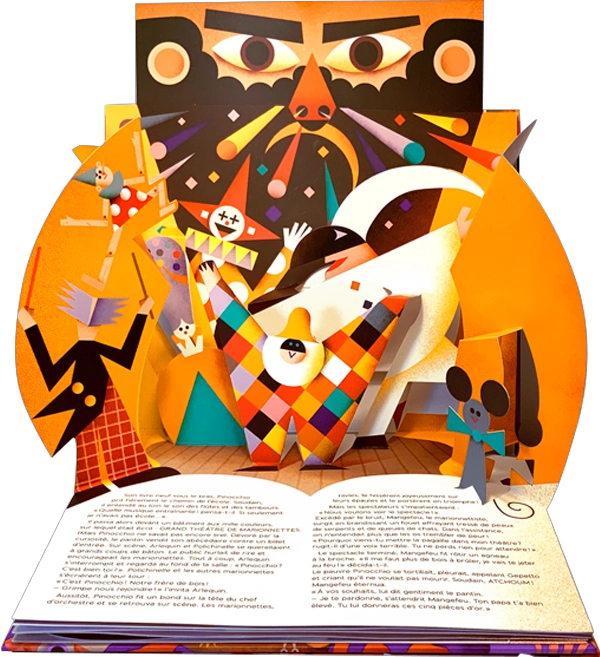 LIBRO LAS AVENTURAS DE PINOCHO - POP UP - HANNAH PORT - 9