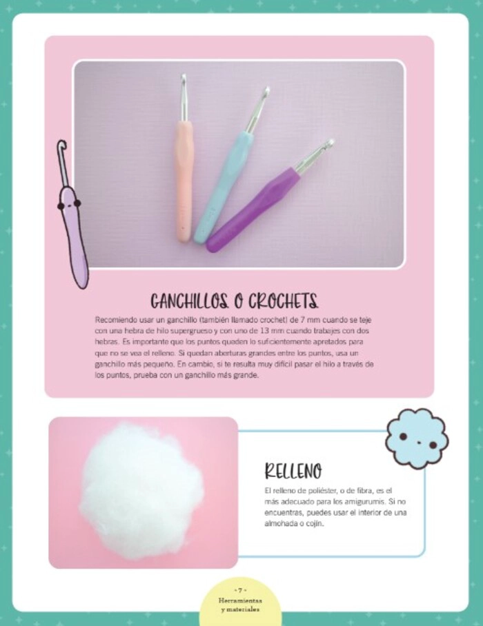 LIBRO AMIGURUMIS. APRENDE A TEJER A CROCHET. 12 ANIMALES - LAUREN BERGSTROM - 5