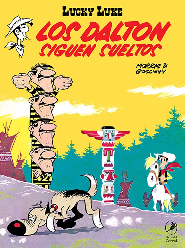 LIBRO LOS DALTON SIGUEN SUELTOS. LUCKY LUKE 14 - RENÉ GOSCINNY- MORRIS - 5
