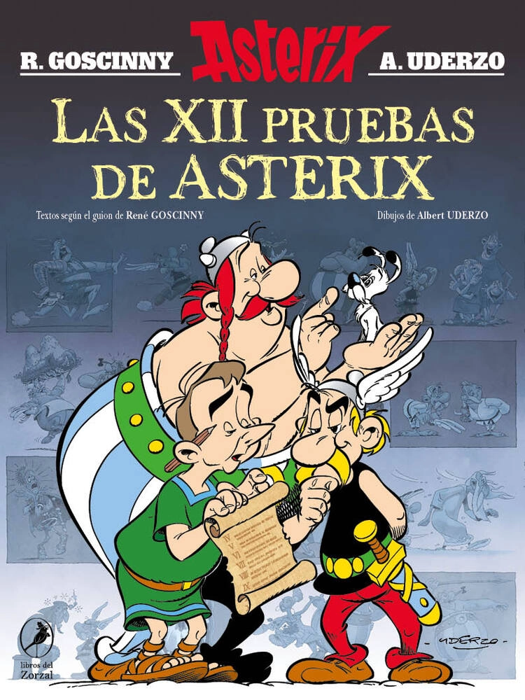 LIBRO LAS XII PRUEBAS DE ASTERIX. ASTERIX ILUSTRADOS - RENÉ GOSCINNY- UDERZO - 1