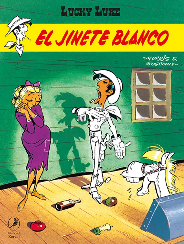 LIBRO EL JINETE BLANCO. LUCKY LUKE 35 - RENÉ GOSCINNY- MORRIS - 1