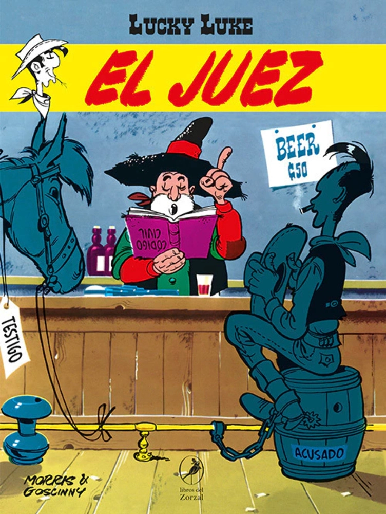 LIBRO EL JUEZ. LUCKY LUKE 04 - RENÉ GOSCINNY- MORRIS - 1
