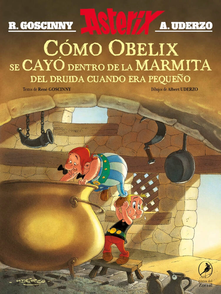 LIBRO CÓMO OBELIX SE CAYÓ DENTRO DE LA MARMITA CUANDO ERA PEQUEÑO - RENÉ GOSCINNY- UDERZO - 1