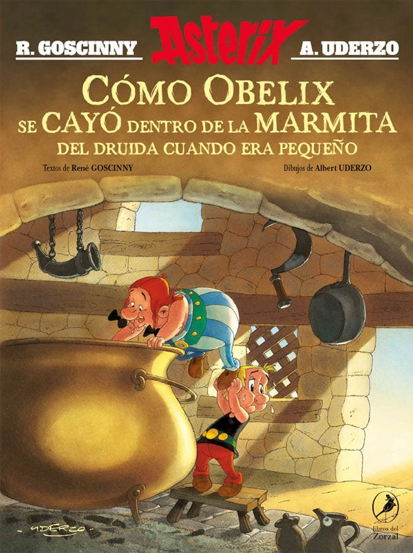 LIBRO CÓMO OBELIX SE CAYÓ DENTRO DE LA MARMITA CUANDO ERA PEQUEÑO - RENÉ GOSCINNY- UDERZO - 5