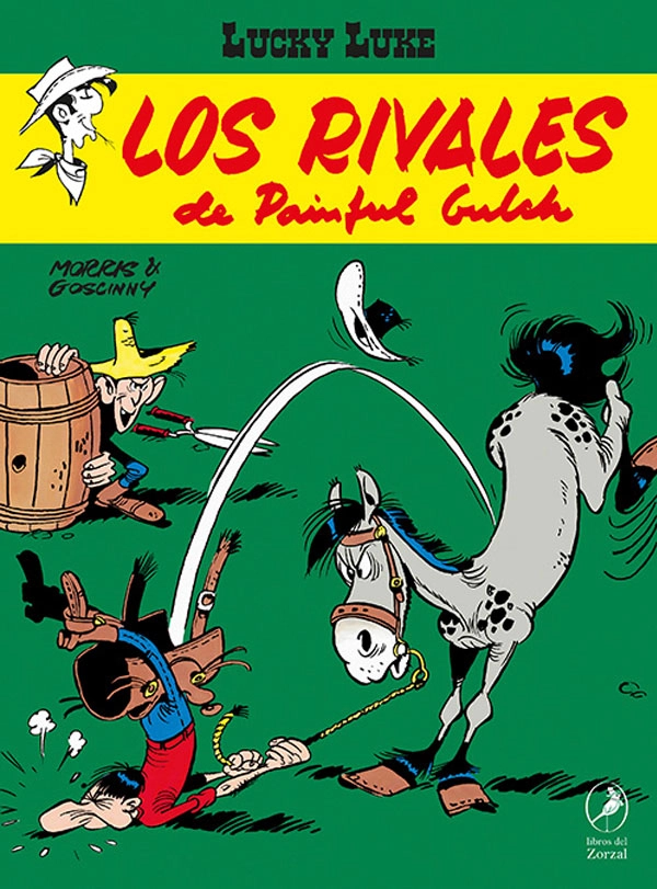 LIBRO LOS RIVALES DE PAINFUL GULCH. LUCKY LUKE 10 - RENÉ GOSCINNY- MORRIS - 5