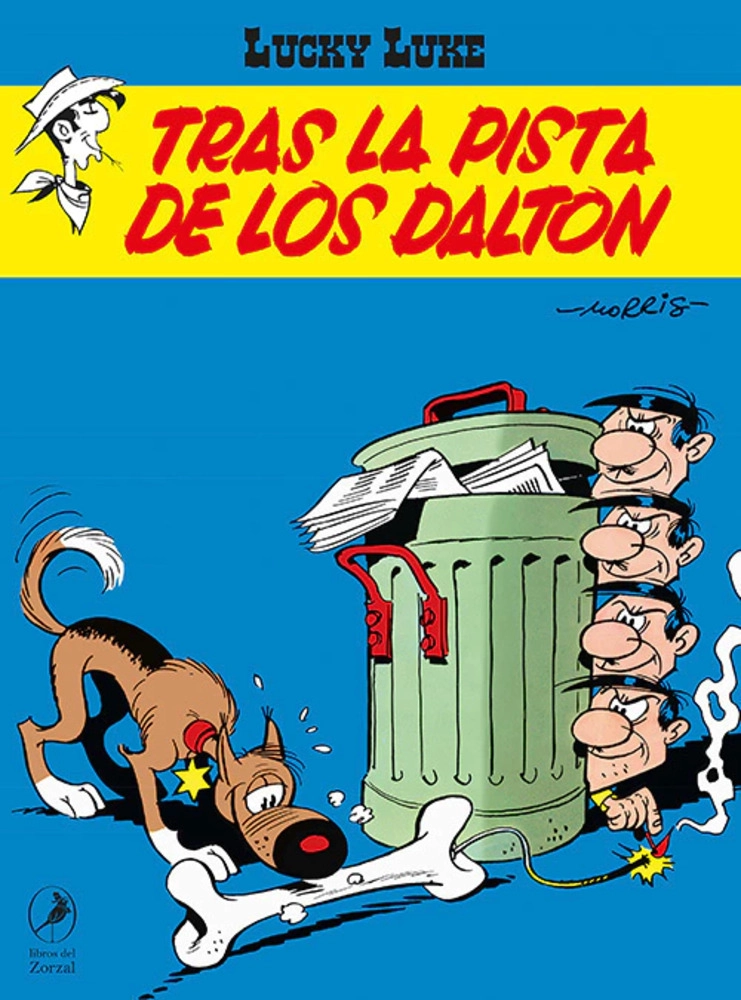 LIBRO TRAS LA PISTA DE LOS DALTON. LUCKY LUKE 08 - RENÉ GOSCINNY- MORRIS - 1