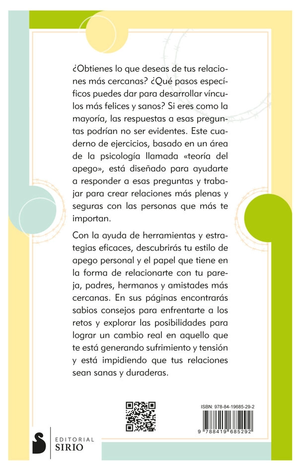 TEORIA DEL APEGO. MANUAL DE TRABAJO - 3
