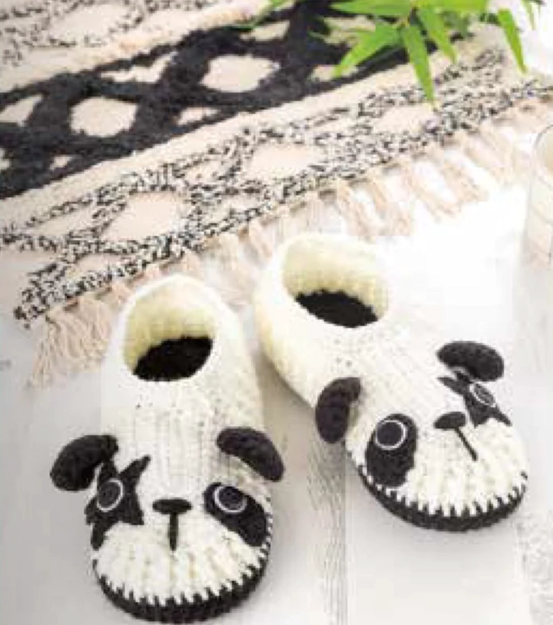 PANTUFLAS A CROCHET. PANTUFLAS DE ANIMALES - 5