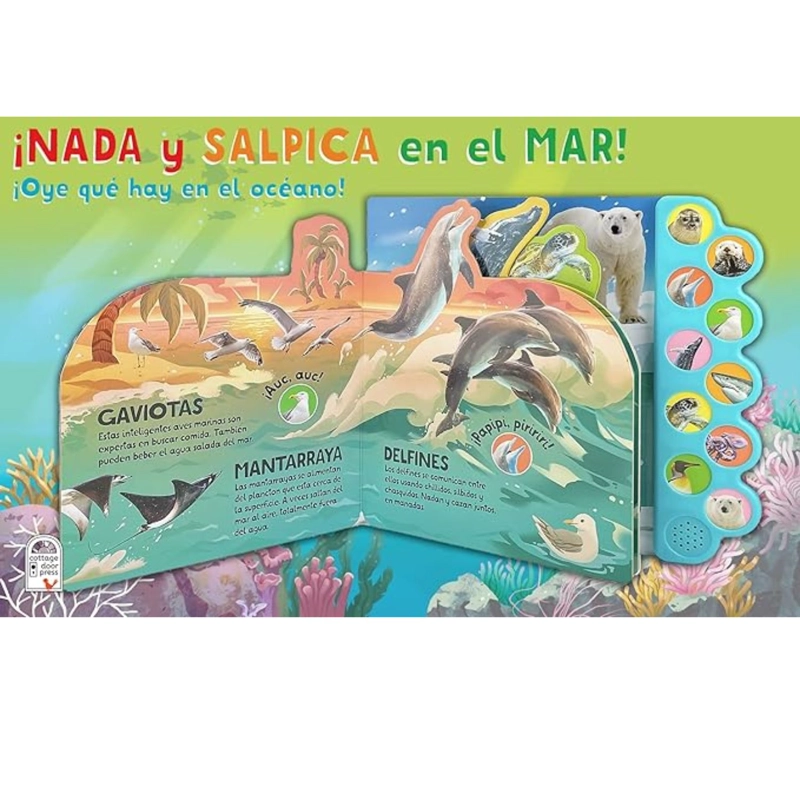 SONORO 10 SONIDOS DEL OCE ANO. ¡NADA Y SALPICA EN EL MAR! - 2
