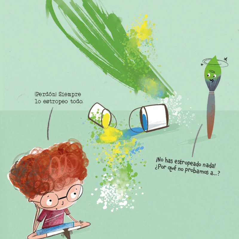 LIBRO INFANTIL EL NIÑO QUE PINTO EL MUNDO TOM MCLAUGHLIN - 4