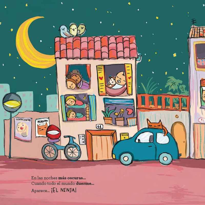 LIBRO INFANTIL UN NINJA POCO SILENCIOSO JOSE CARLOS ANDRES - 2