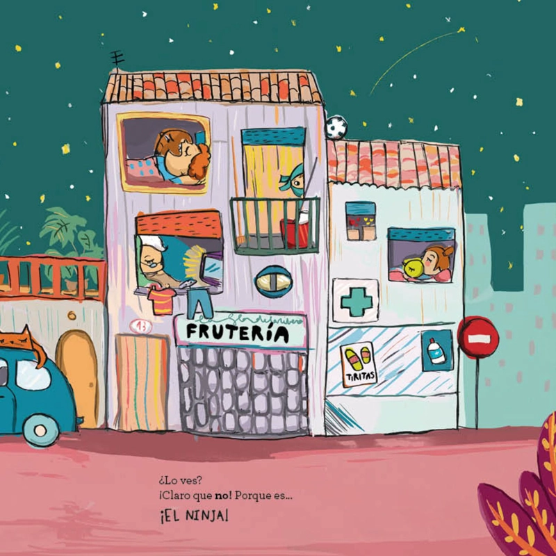 LIBRO INFANTIL UN NINJA POCO SILENCIOSO JOSE CARLOS ANDRES - 3