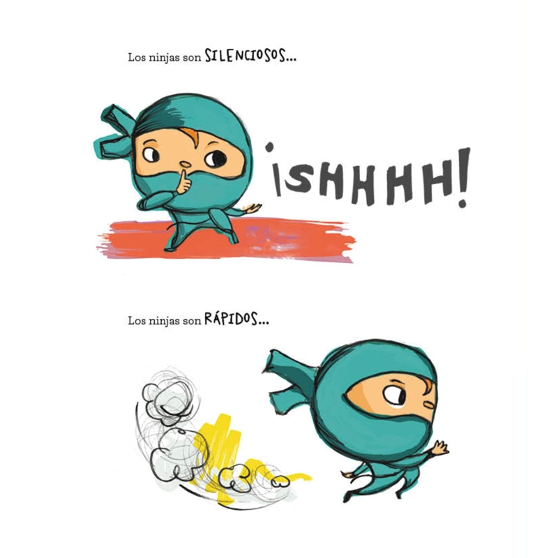 LIBRO INFANTIL UN NINJA POCO SILENCIOSO JOSE CARLOS ANDRES - 4