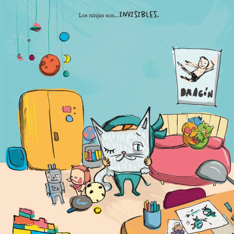 LIBRO INFANTIL UN NINJA POCO SILENCIOSO JOSE CARLOS ANDRES - 5