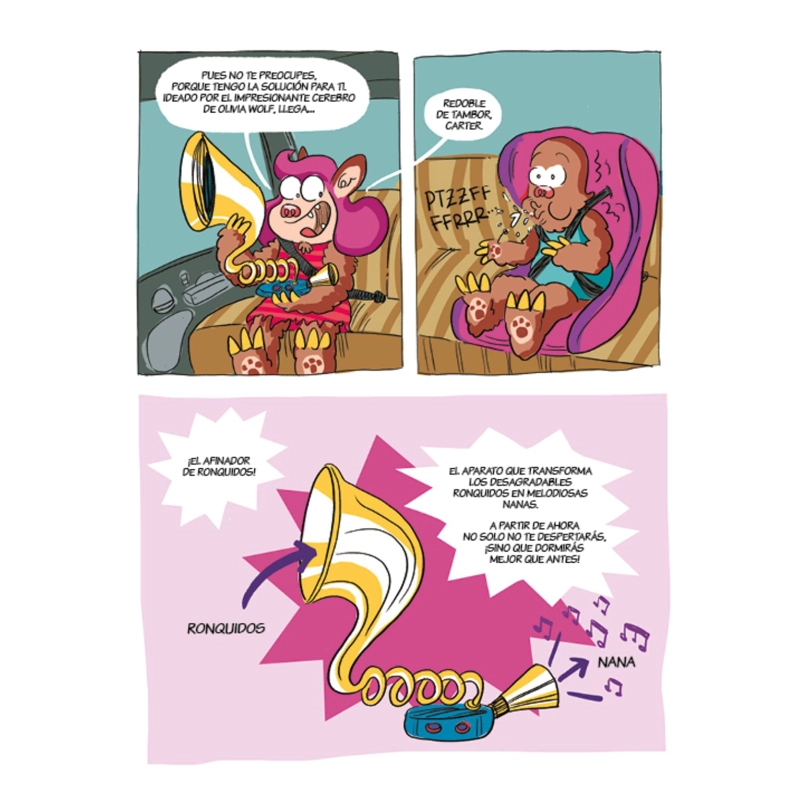 LIBRO INFANTIL OLIVIA WOLF LA ASOMBROSA MÁQUINA DEL TIEMPO JOSE FRAGOSO - 6