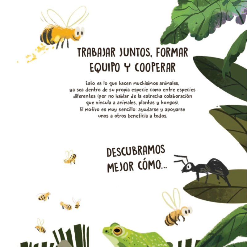 LIBRO INFANTIL TRABAJO EN EQUIPO. APRENDER DE LOS ANIMALES TECNOSCIENZA - 2