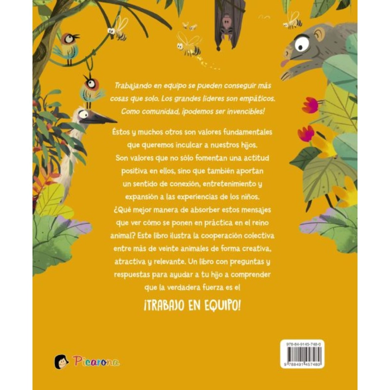 LIBRO INFANTIL TRABAJO EN EQUIPO. APRENDER DE LOS ANIMALES TECNOSCIENZA - 5
