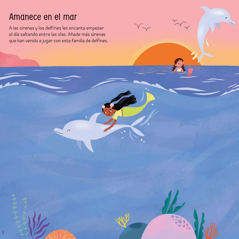 MI PEQUEÑO LIBRO DE PEGATINAS SIRENAS ALICE BEECHAM - 2