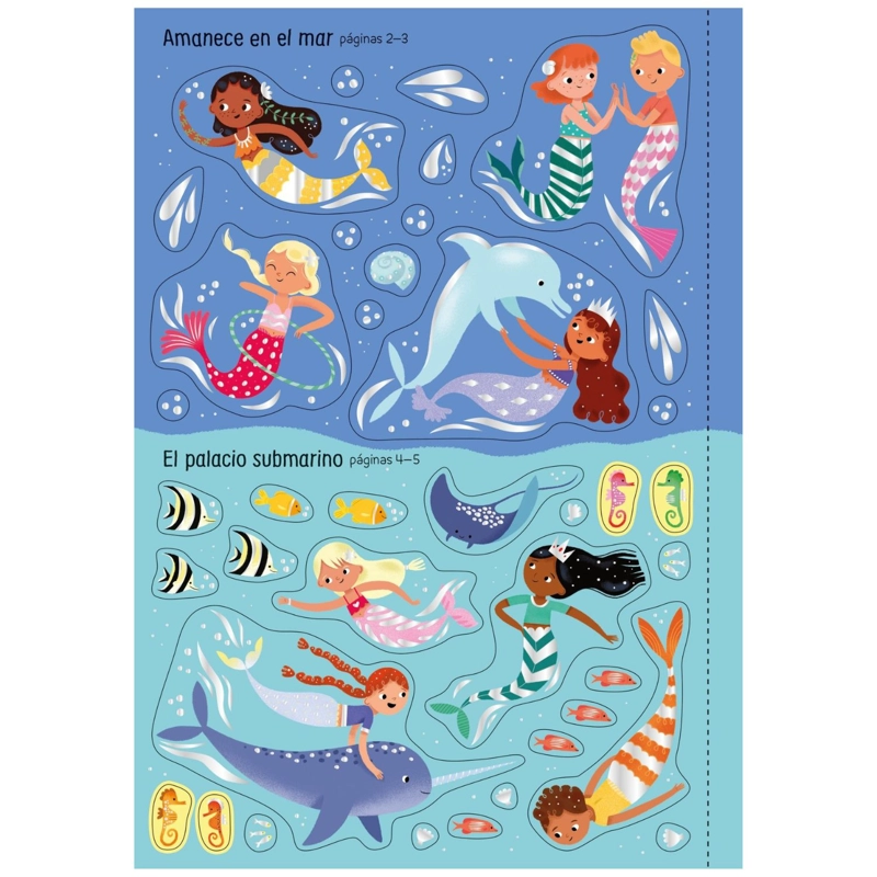 MI PEQUEÑO LIBRO DE PEGATINAS SIRENAS ALICE BEECHAM - 4