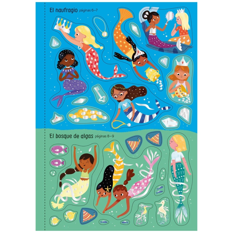 MI PEQUEÑO LIBRO DE PEGATINAS SIRENAS ALICE BEECHAM - 5