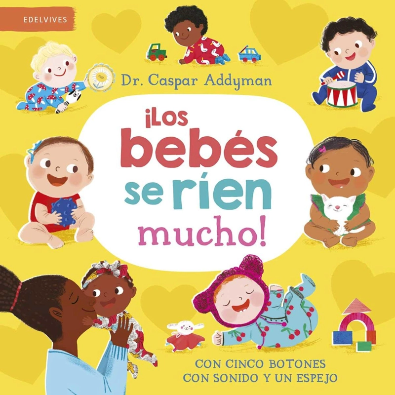 LIBRO INFANTIL LOS BEBES SE RIEN MUCHO CASPAR ADDYMAN - 1