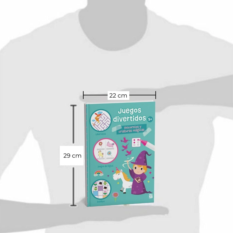 LIBRO INFANTIL UNICORNIOS Y CRIATURAS MAGICAS - JUEGOS DIVERTIDOS BALLON - 2