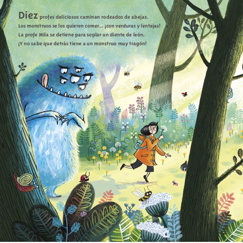 LIBRO INFANTIL DIEZ PROFES DELICIOSOS ROSS MONTGOMERY - 5